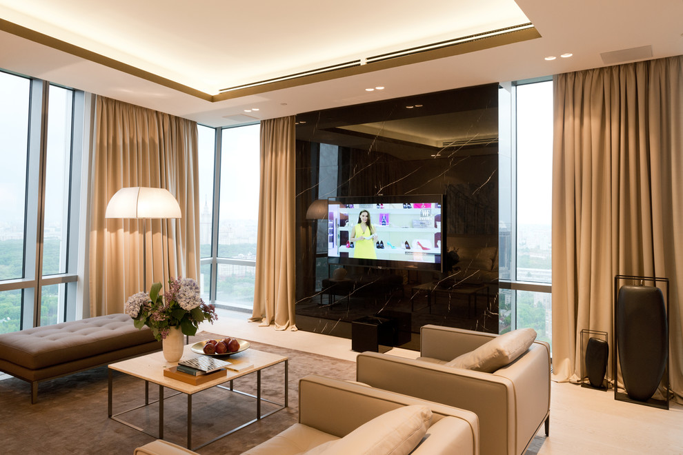 Интерьер апартаментов на 47 этаже