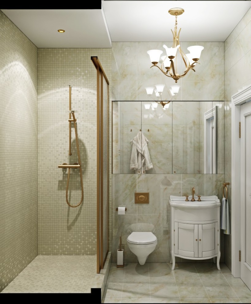 Дизайн-проект ванной комнаты от «Strekoza Design»