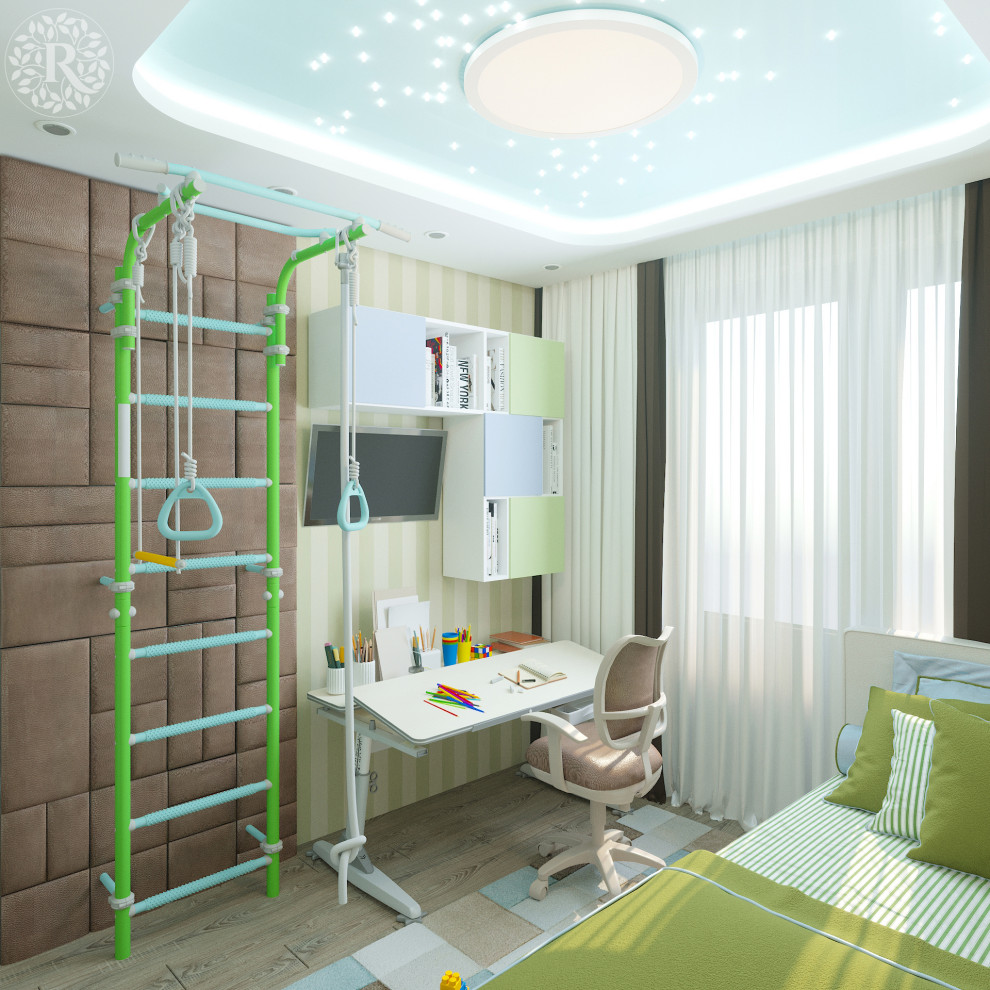 Детская для Мальчика в трёхкомнатной квартире в Москве