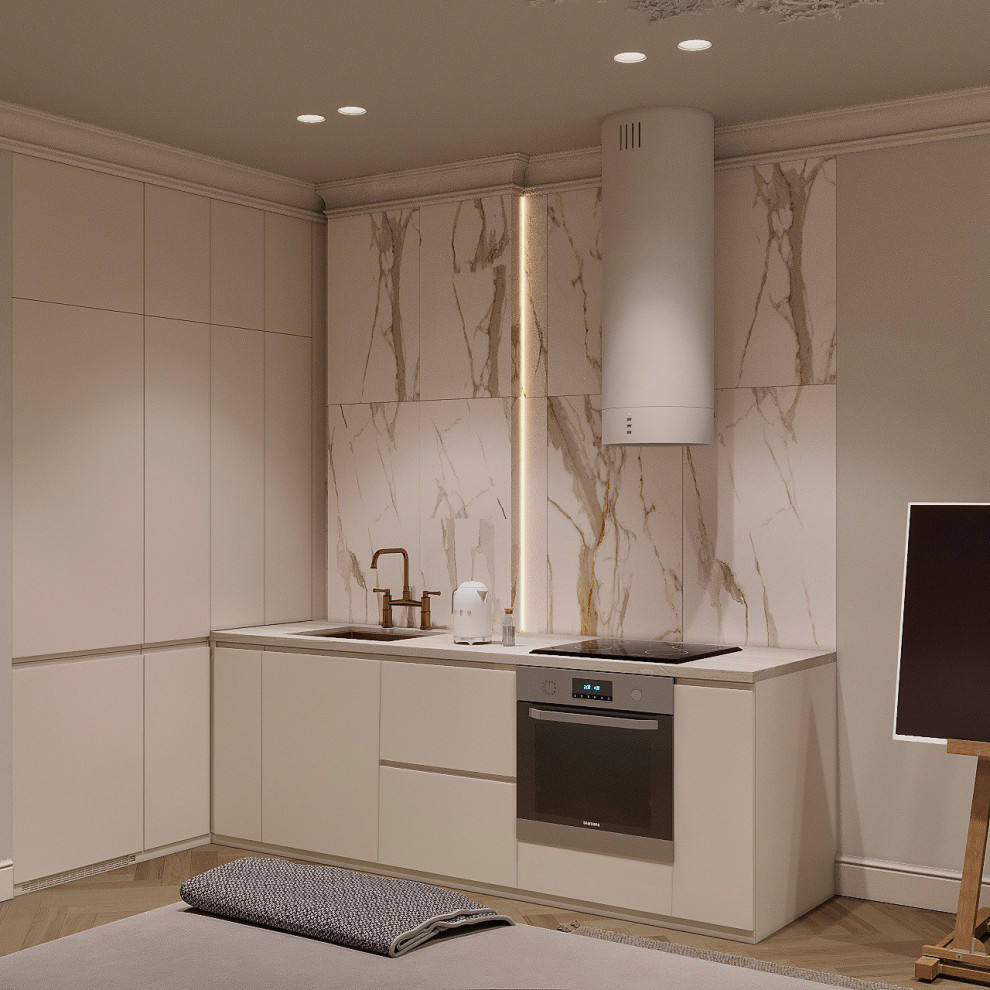 Квартира в парижском стиле в ЖК Звезда, 46 м2