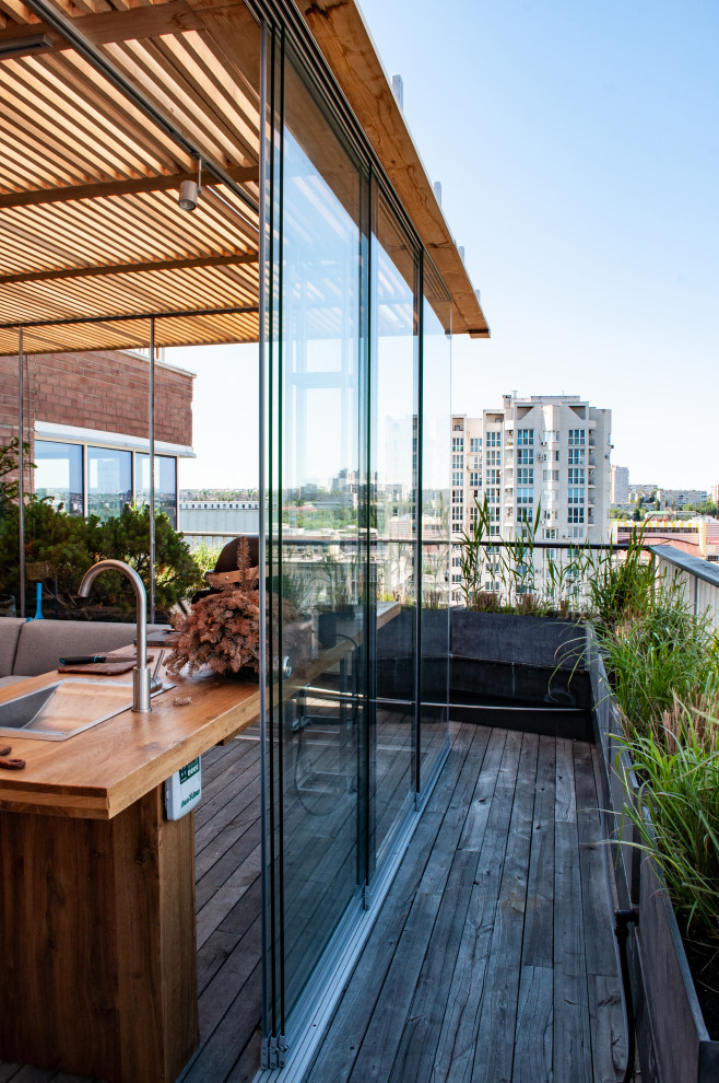 Терраса с видом на Волгу