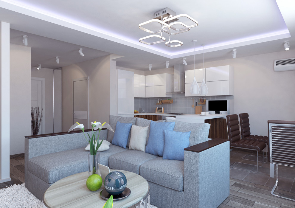 Дизайн проект квартиры для одного молодого человека