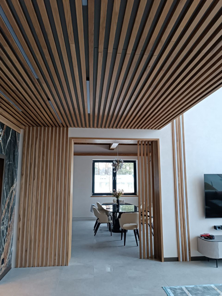 Обложка проекта: Отделка стен рейками, изготовление реек для зонирования и отделки стен