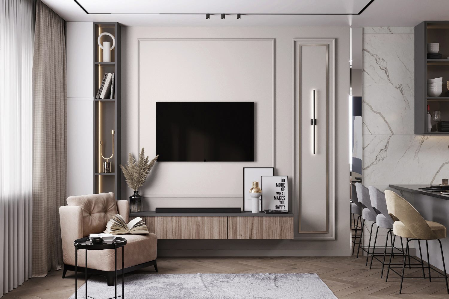 проект "Нюанс Заречный на 70 м2"