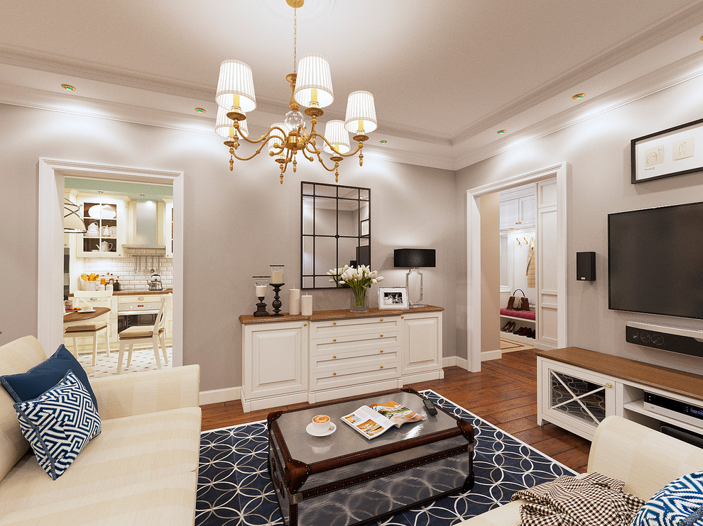 Современная классика в обычной квартире