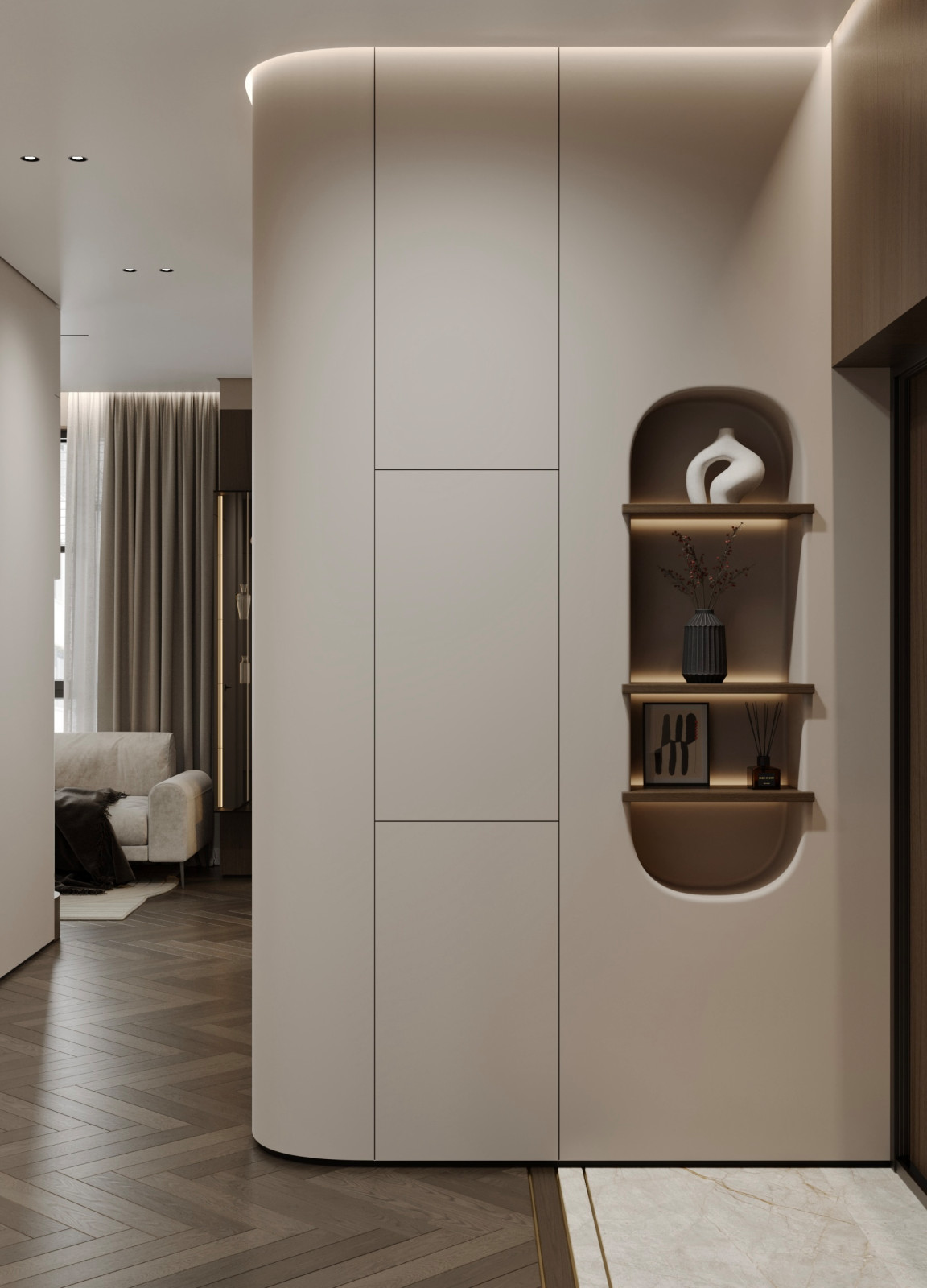 Спокойный минимализм в центре Москвы