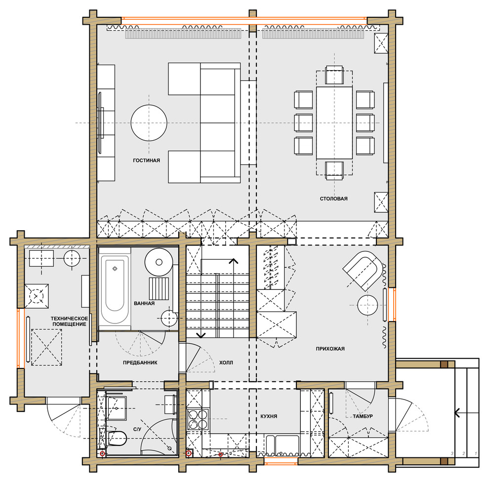 Urban country house_120м2