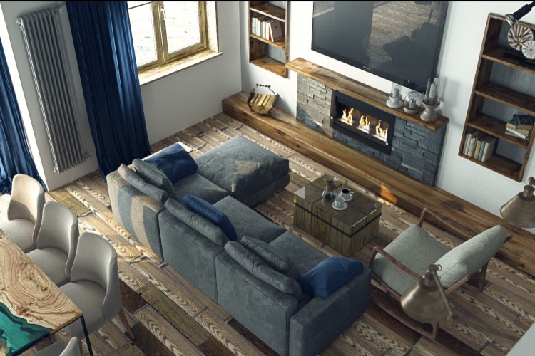 Проект квартиры в Розе Хутор