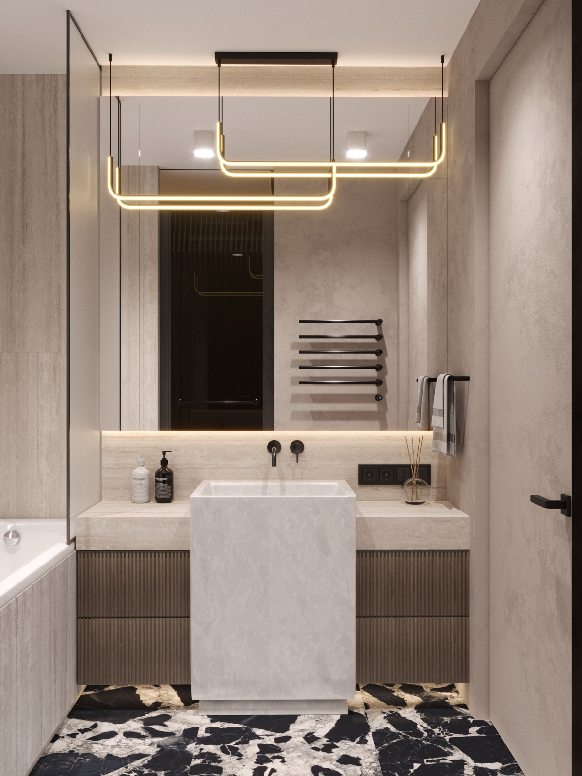 Ванная с душевой