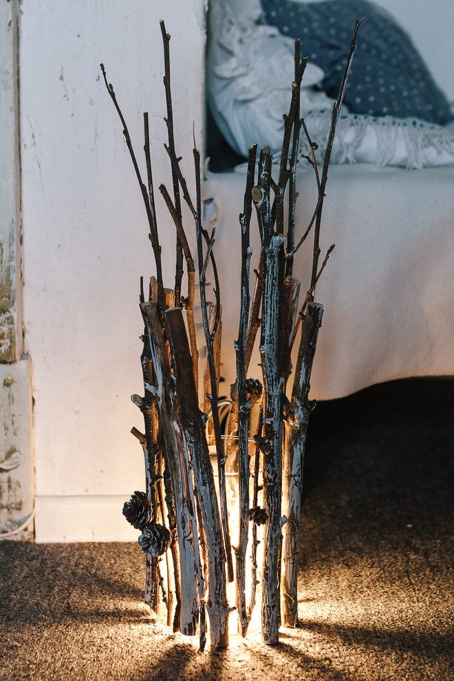 Своими руками: Светильник из веток