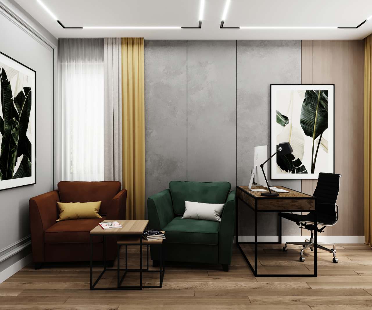 Интерьер дуплекса в КП Федоскино