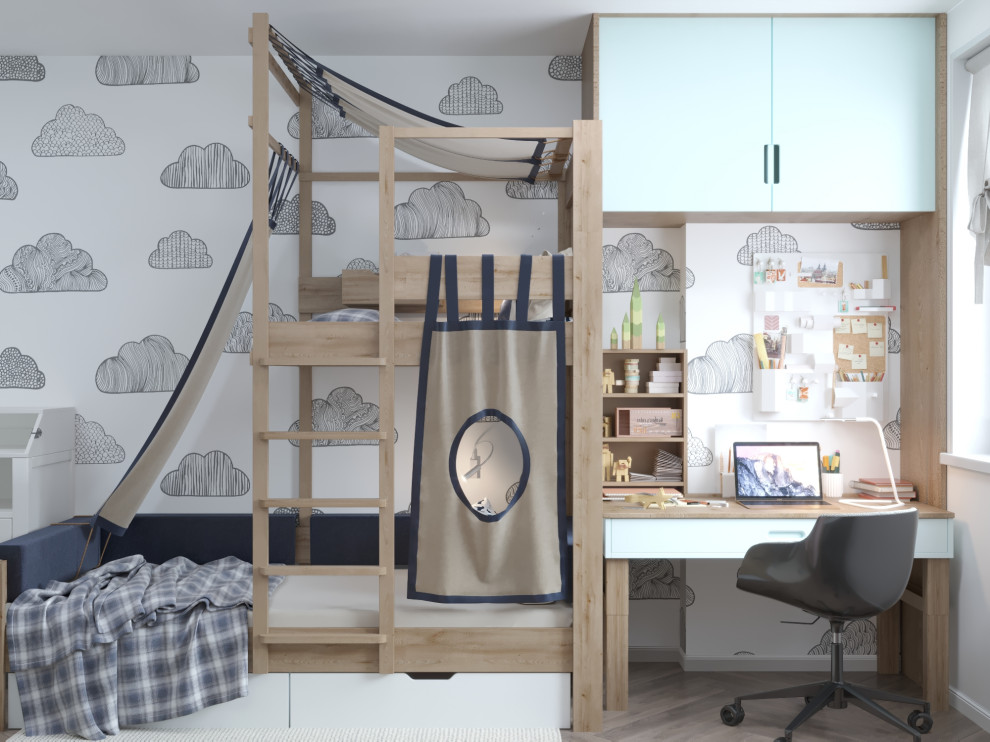 Обложка проекта: Дизайн детской комнаты для мальчика