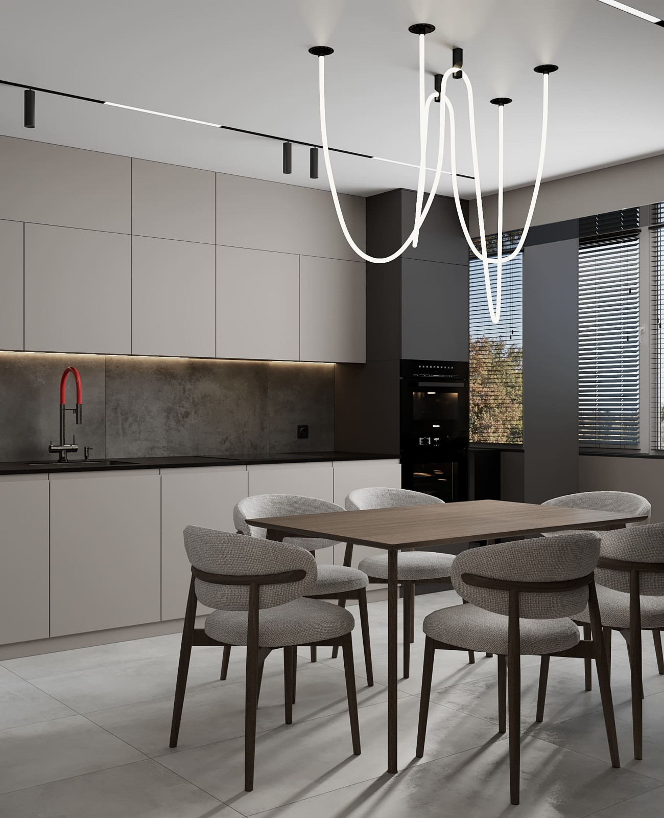 Дизайн-проект пентхауса для молодой пары