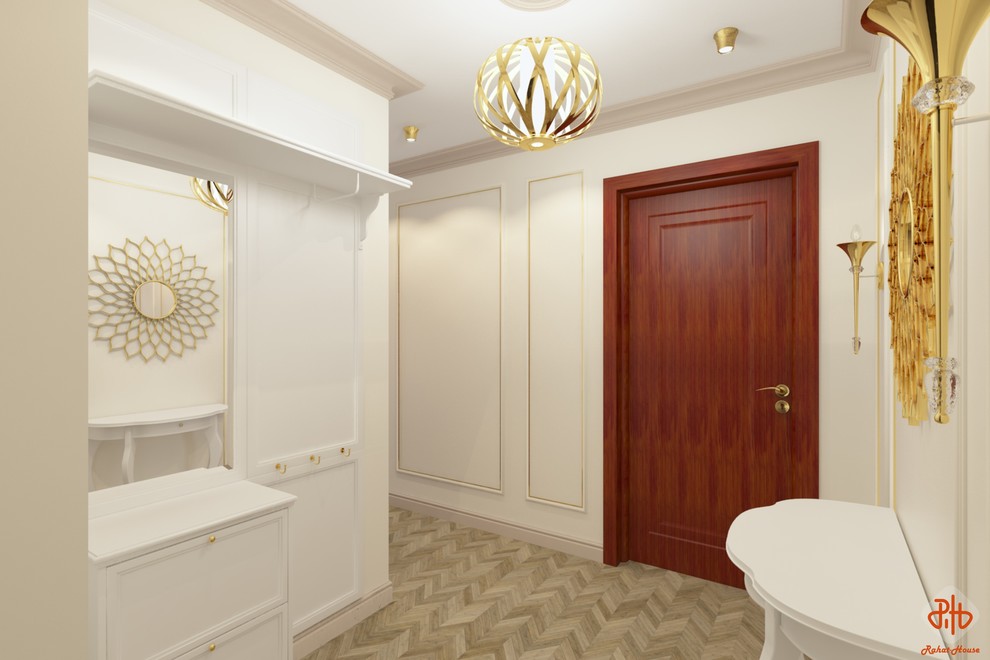 Легкая классика (проект прихожей-коридора)