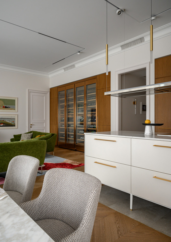 Фотосъемка реализованного дизайн-проекта в ЖК «САДОВЫЕ КВАРТАЛЫ»