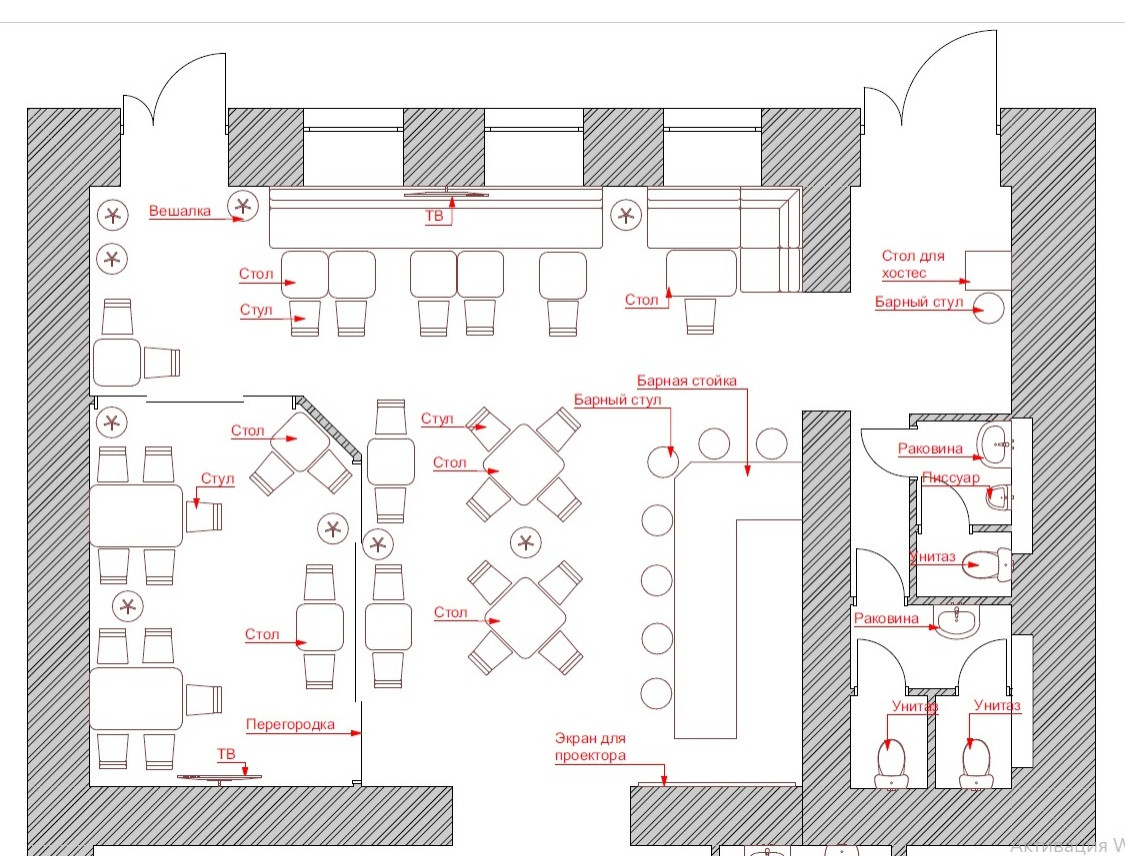 Обложка проекта: Концепция интерьера паба в стиле Лофт