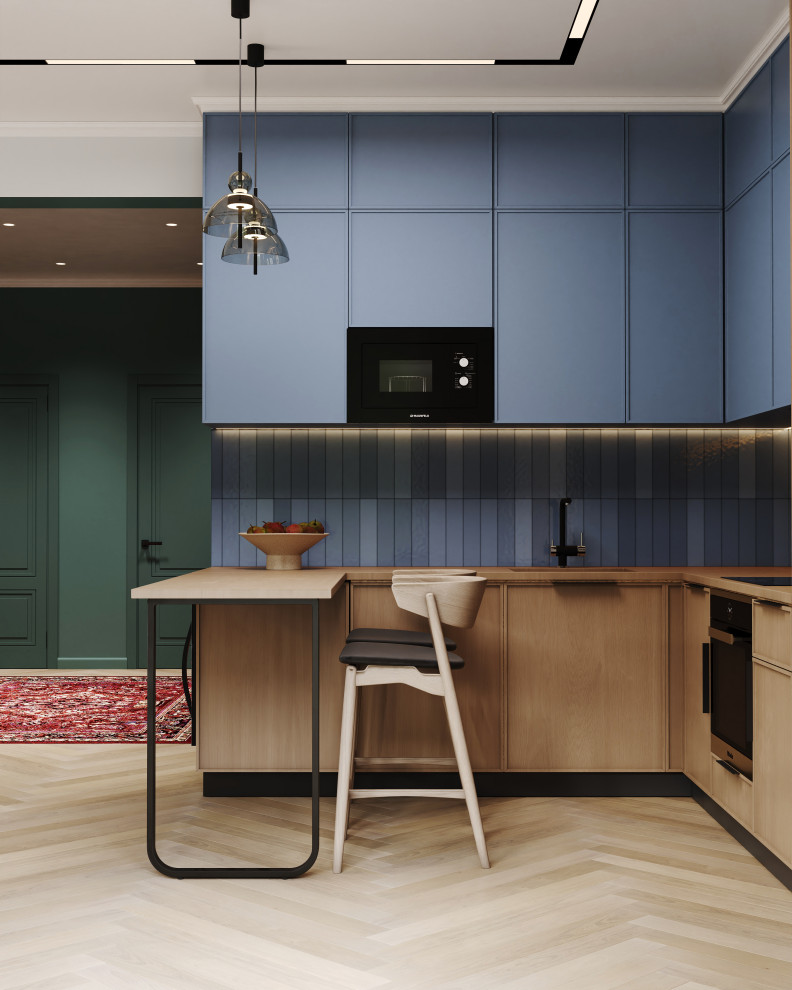 Дизайн-проект кухни-гостиной