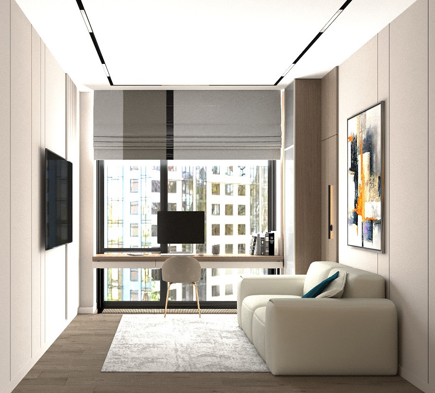 3х комнатная квартира ЖК WillTower в минимализме