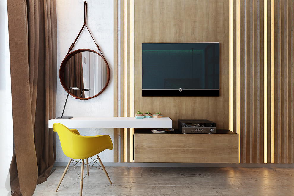 Дерзкая спальня с элементами лофта