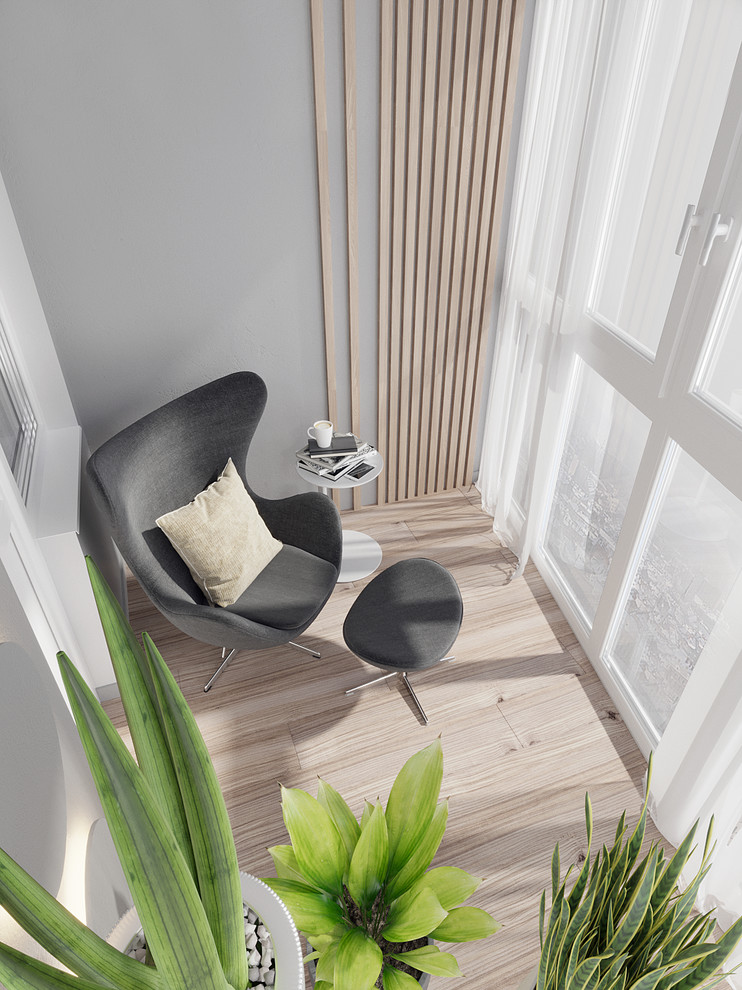 Бетон и дерево