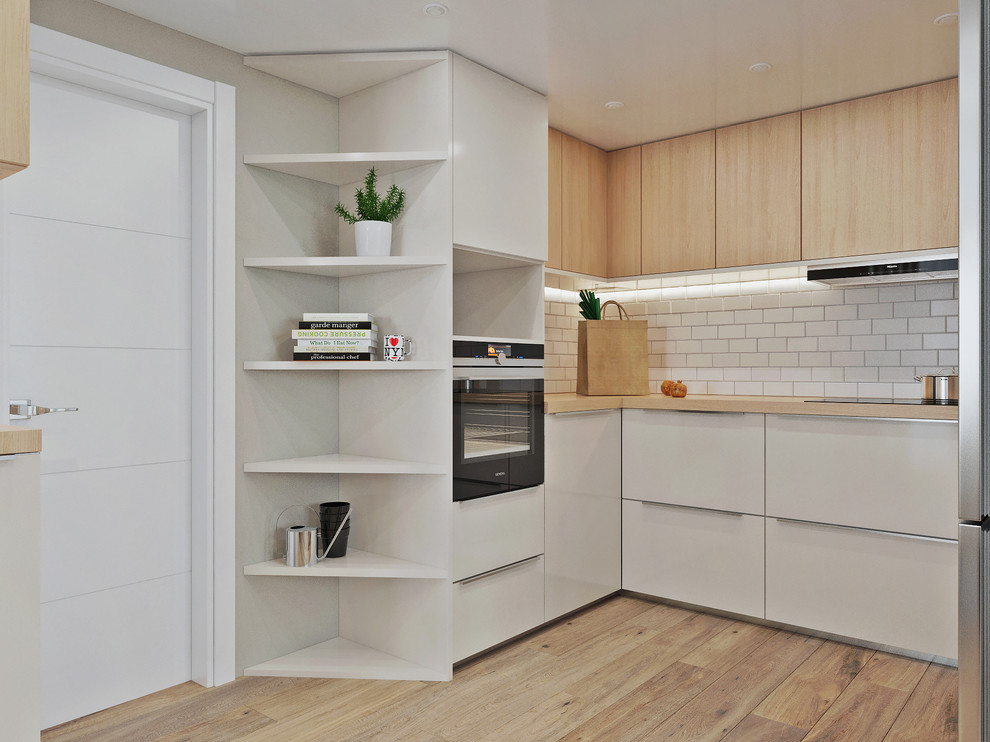 Кухня-гостиная и зона отдыха в загородную квартиру