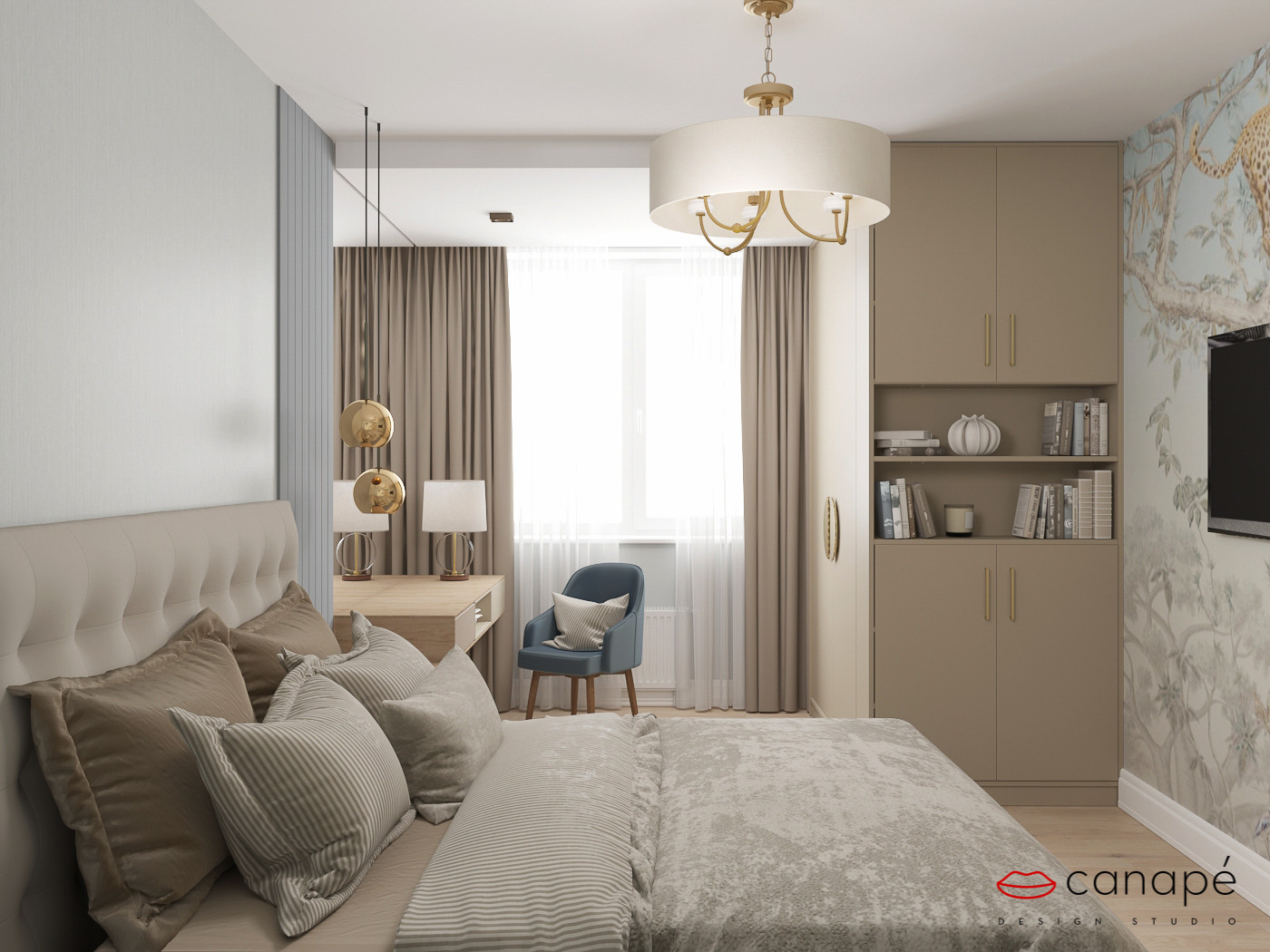 Обложка проекта: Нюансы синего и горчица