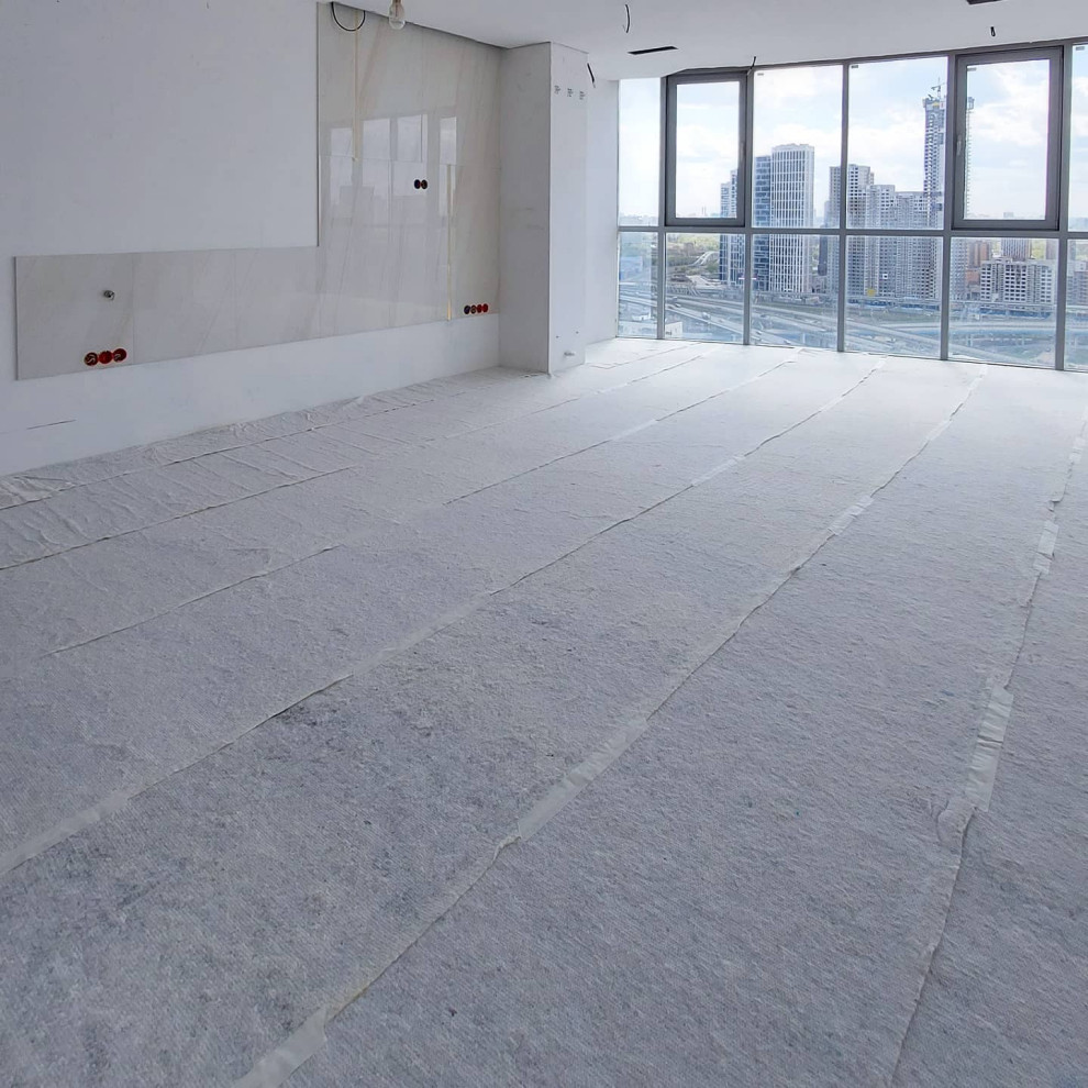 ЗАЩИТА ИНЖЕНЕРНОЙ ДОСКИ ВО ВРЕМЯ РЕМОНТА (УКРЫТИЕ ВОЙЛОКОМ И ОРГАЛИТОМ)