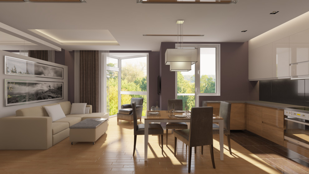 Обложка проекта: Проект планировки квартиры (S=57кв.м.) вар.3