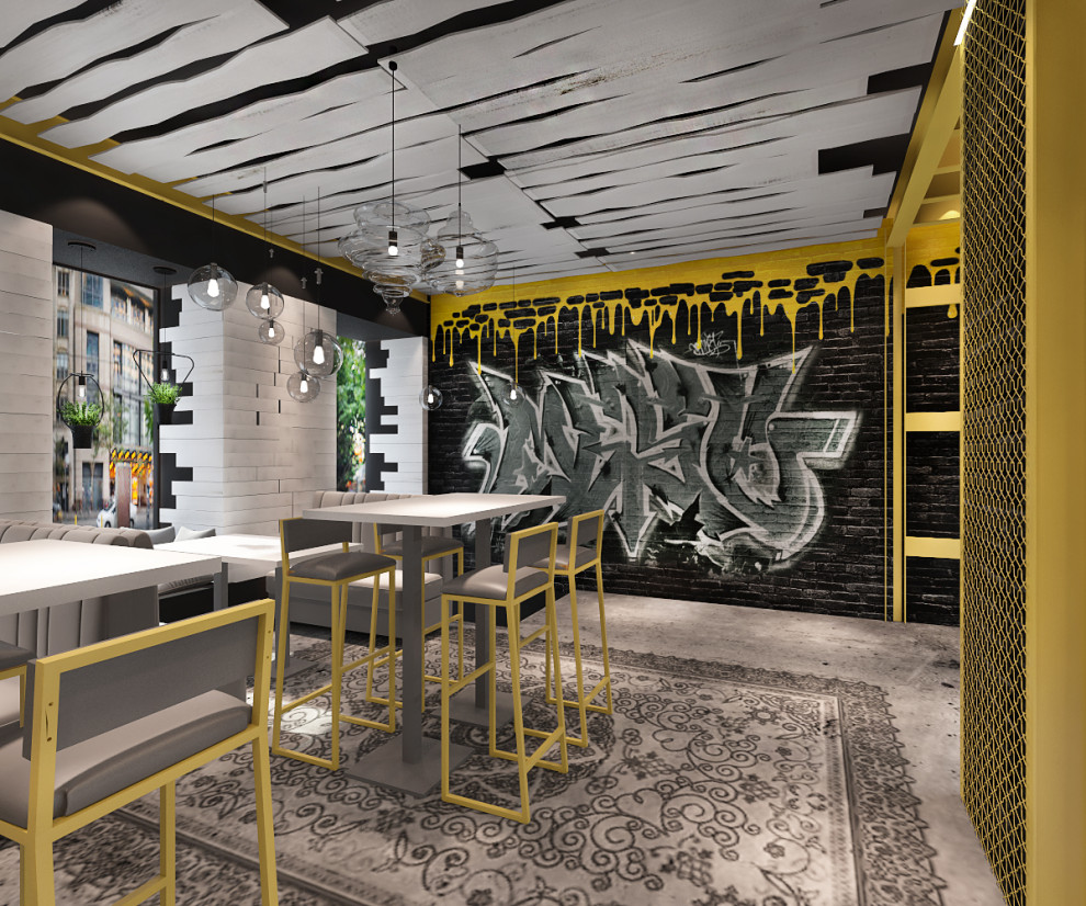 Бургерная с восточными коврами