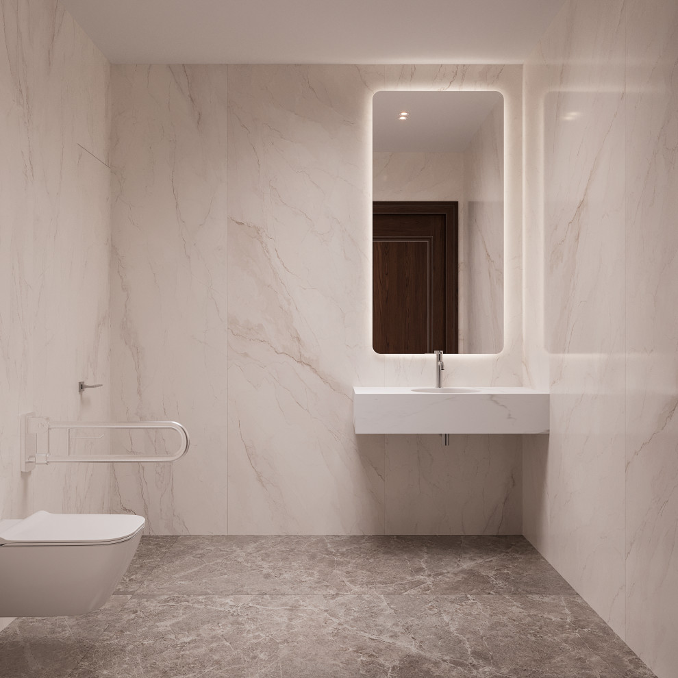 Санузел для МГУ,30 м2