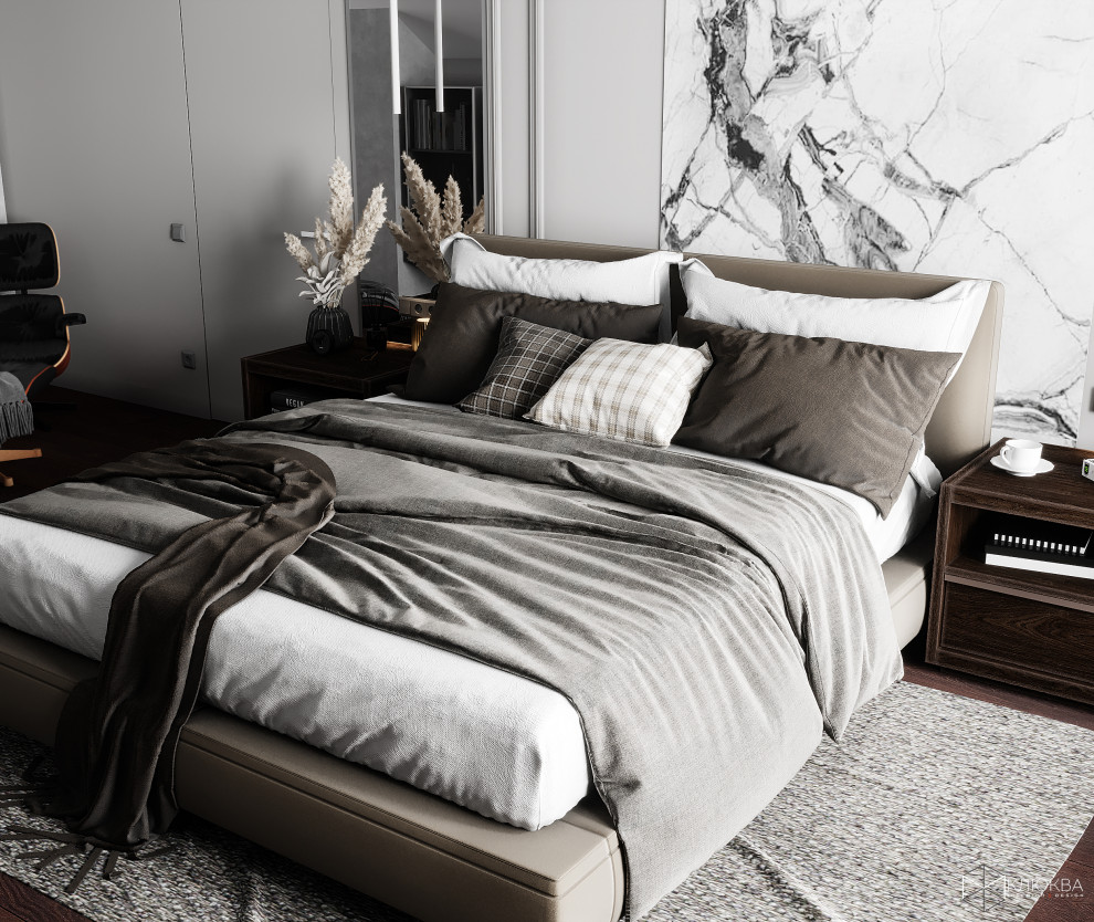 Обложка проекта: Проект спальни в загородном доме 29 кв.м