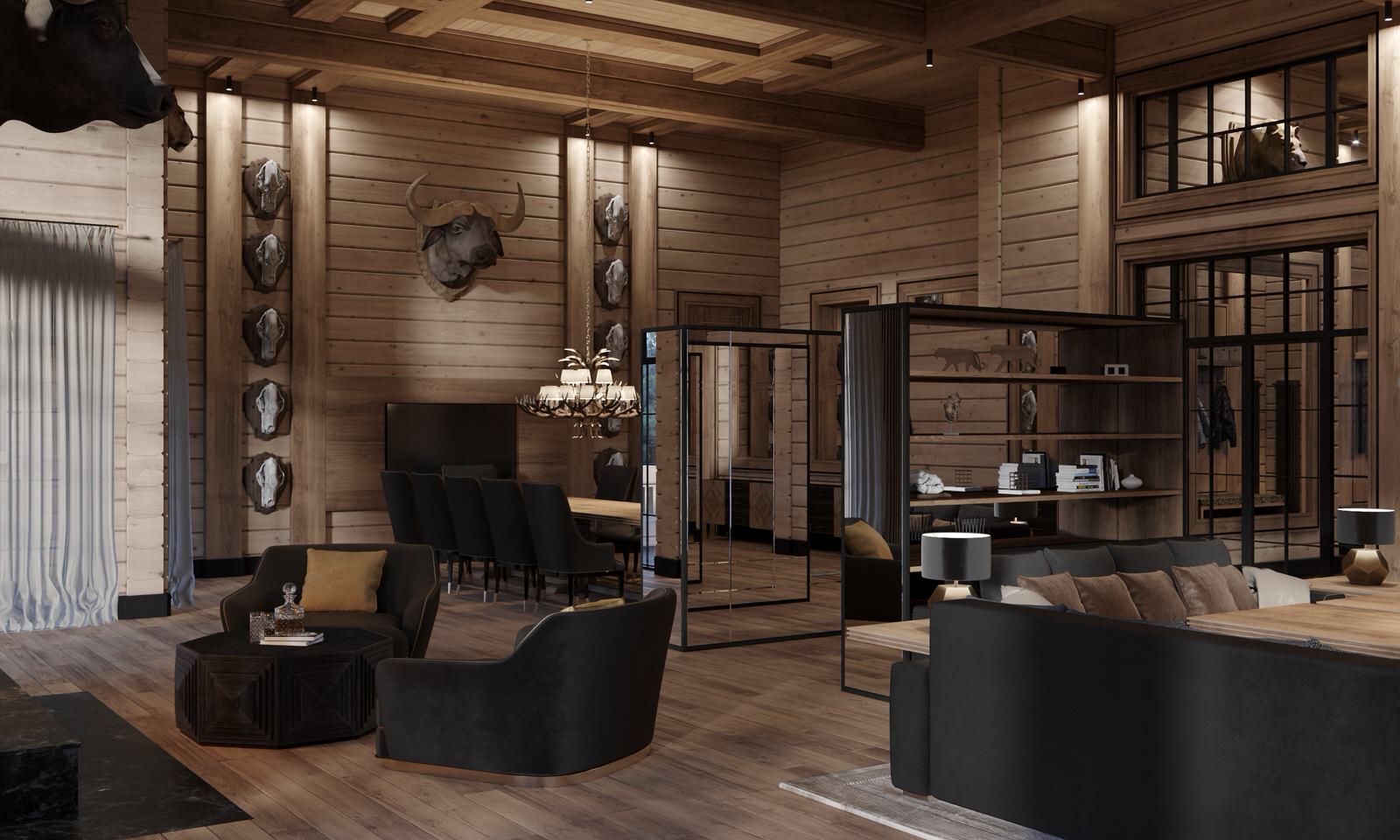 Загородный дом в стиле шале