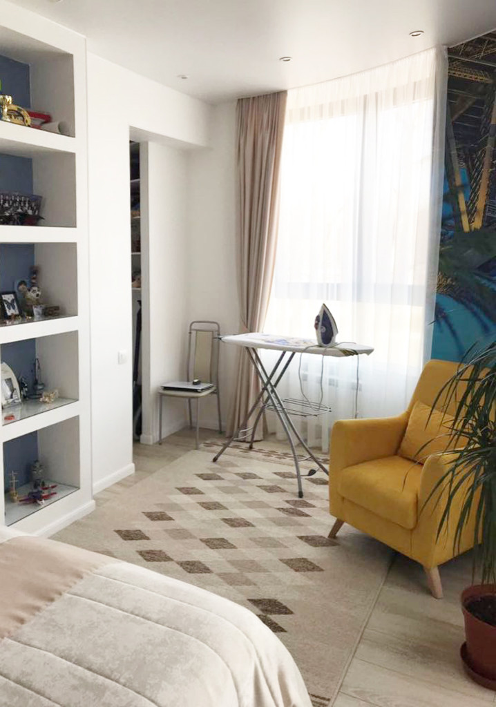 Кабинет в четырехуровневой квартире