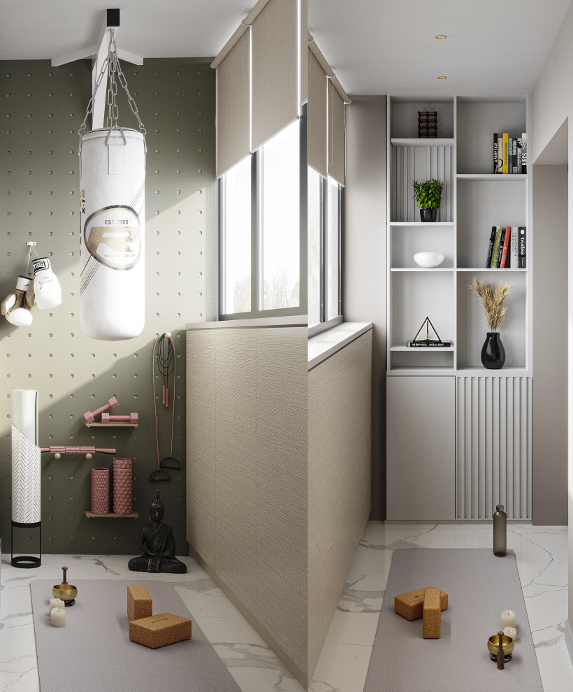 Проект 3-х комнатной квартиры THE WHITE SAVANNAH