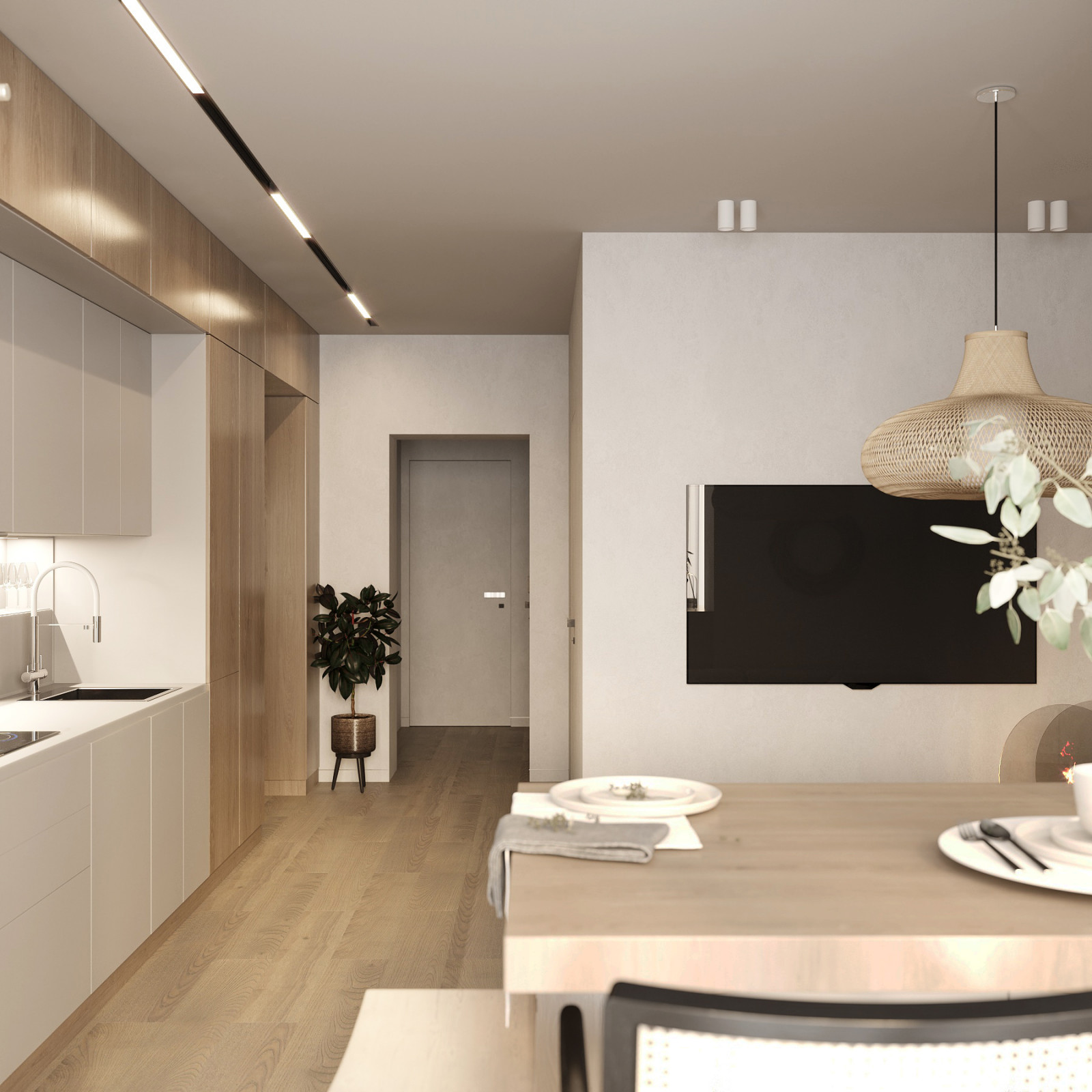 Дизайн проект 2-х этажной квартиры