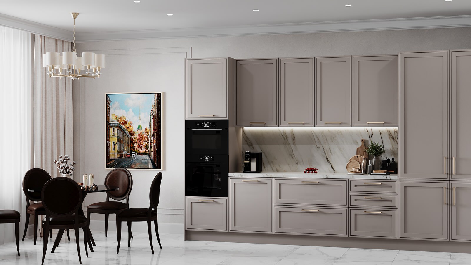 Проект оформления интерьера квартиры 100 кв.м.