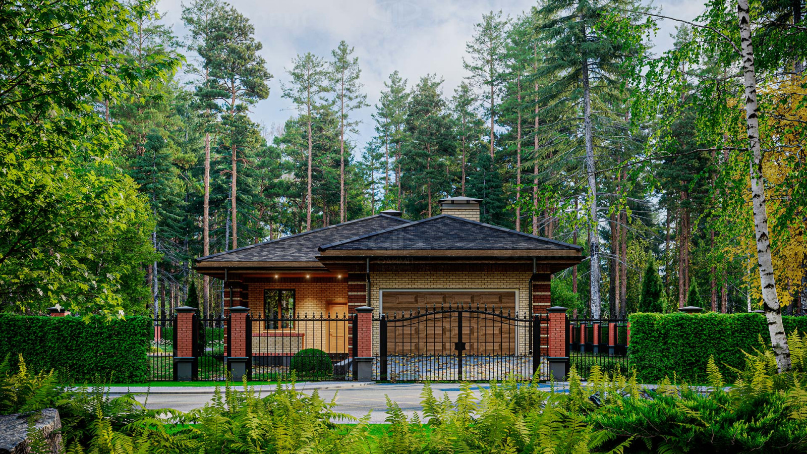 Небольшой одноэтажный дом «Вивон»