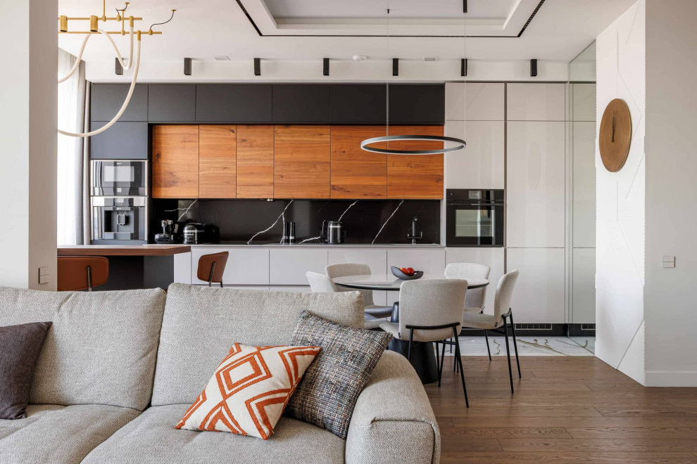 Дизайн и ремонт квартиры в ЖК «Хедлайнер» — Классическая геометрия