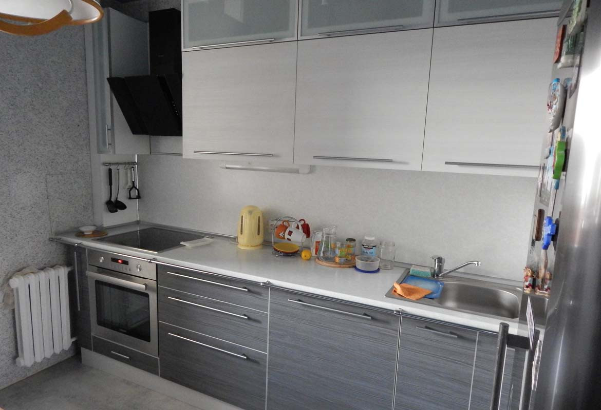 Кухни с фасадами из пластика