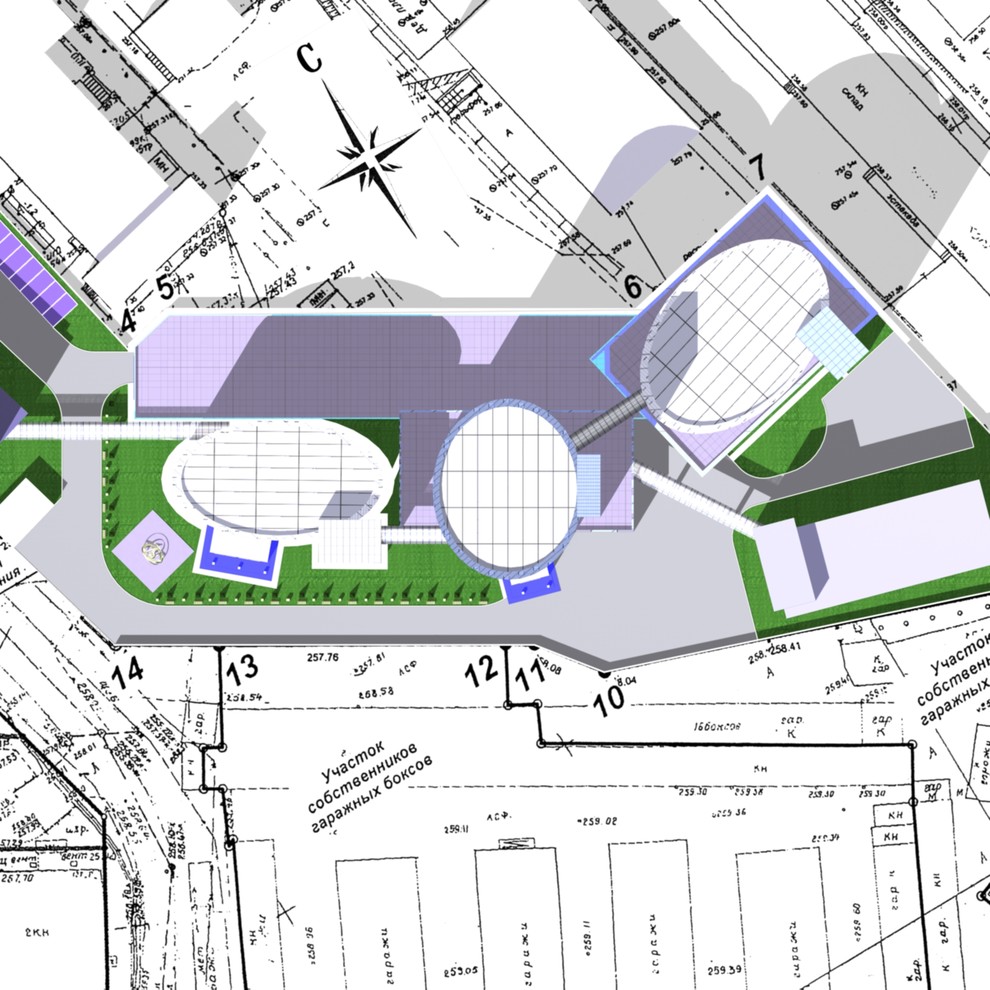 Эскизный проект офисного здания в г. Екатеринбурге