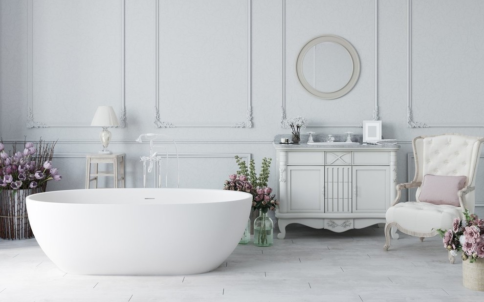 Corelia Отдельностоящая Каменная Ванна от Viva Lusso