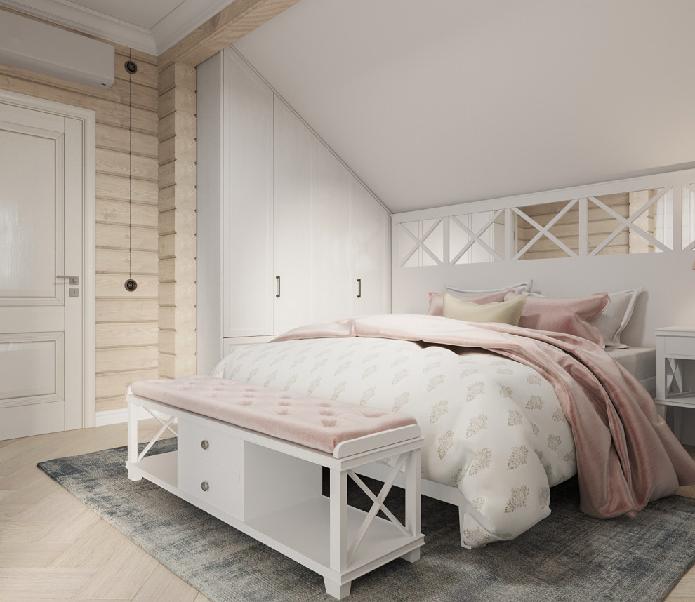 Дизайн интерьера срубного дома