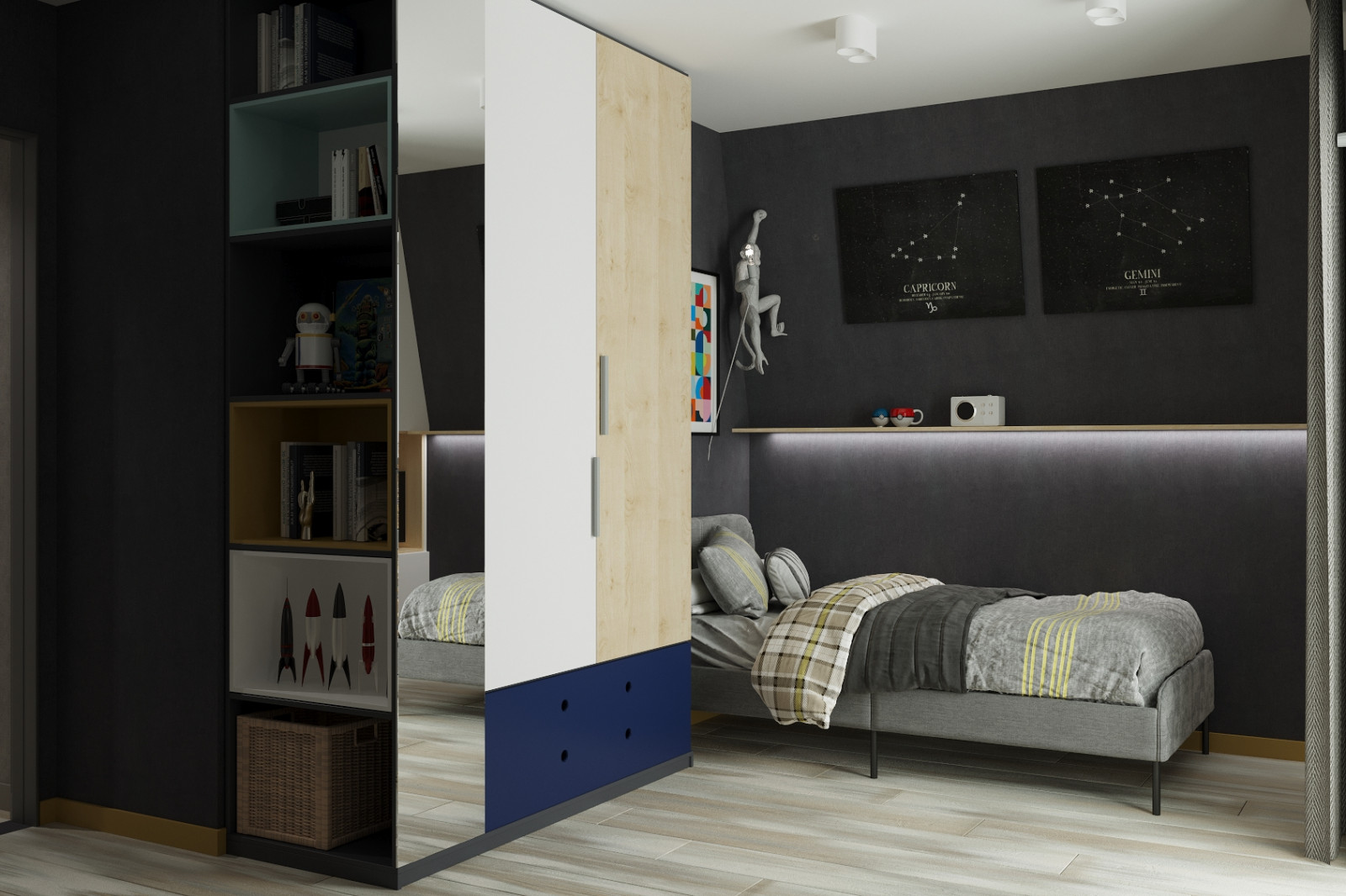 Проект 3-х комнатной квартиры в ЖК "Красный Бор"