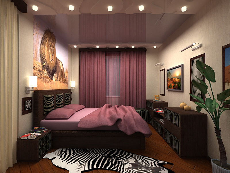 Эскизный проект комнат в 3х-комнатной квартире на Ленинском проспекте