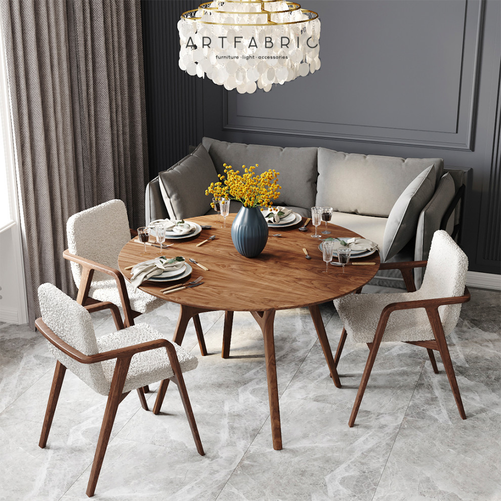 Обложка проекта: Обеденная группа и диван Artfabric для столовой