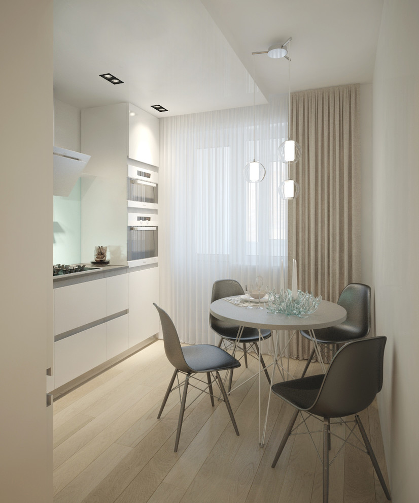 Современный минимализм в маленькой квартире