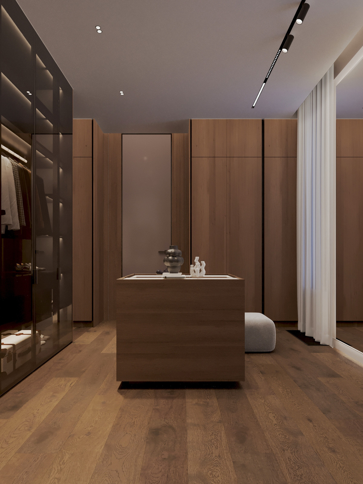 Загорожный Дом Мастер спальня