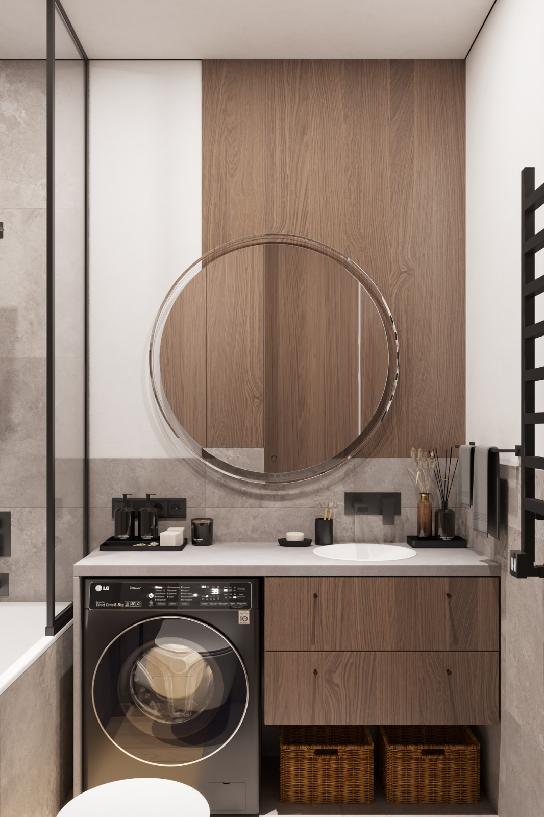 Проект интерьера квартиры "Intersect"