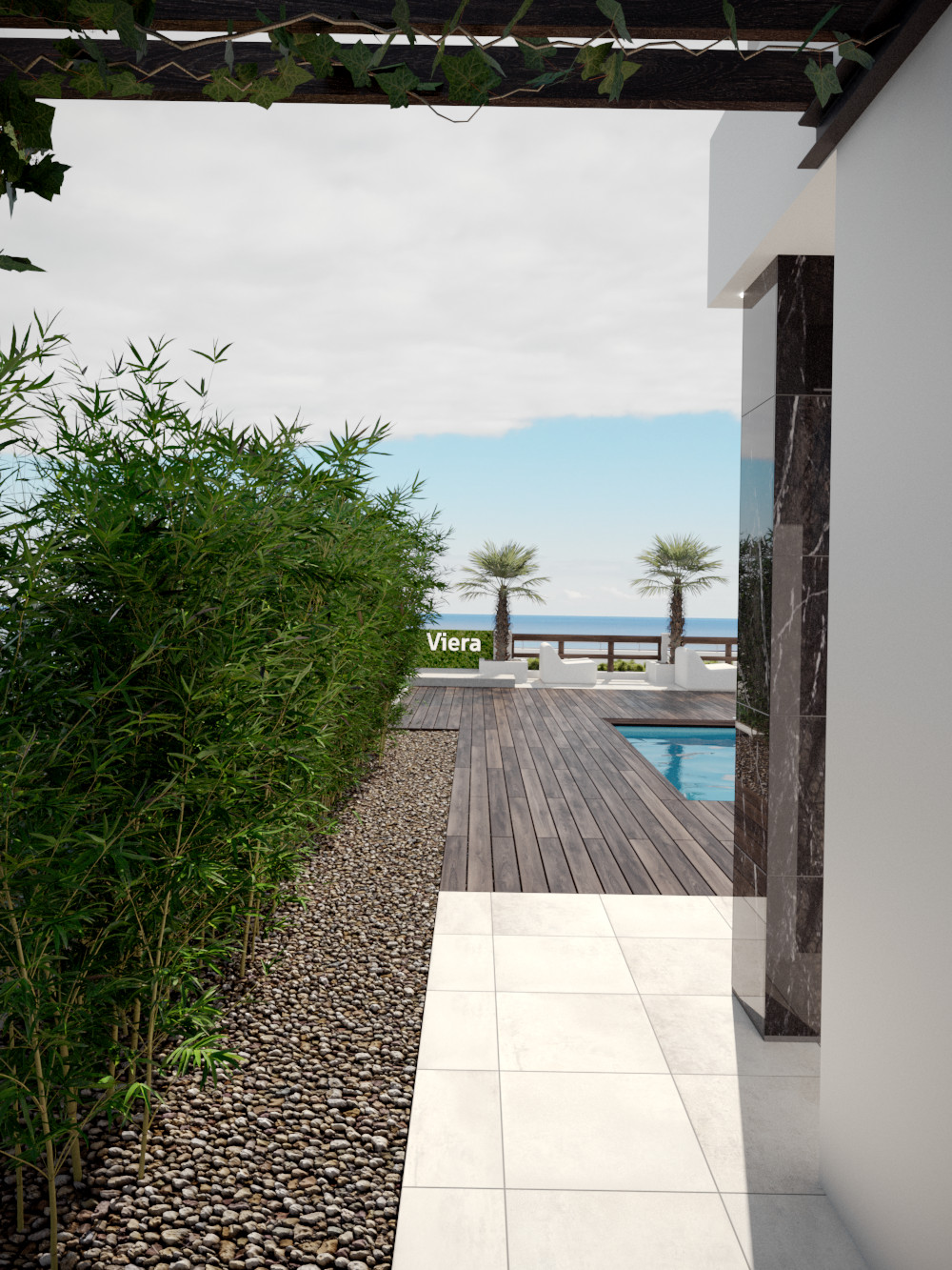 Проект благоустройства территории мини-отеля в Гурзуфе. Ландшафт