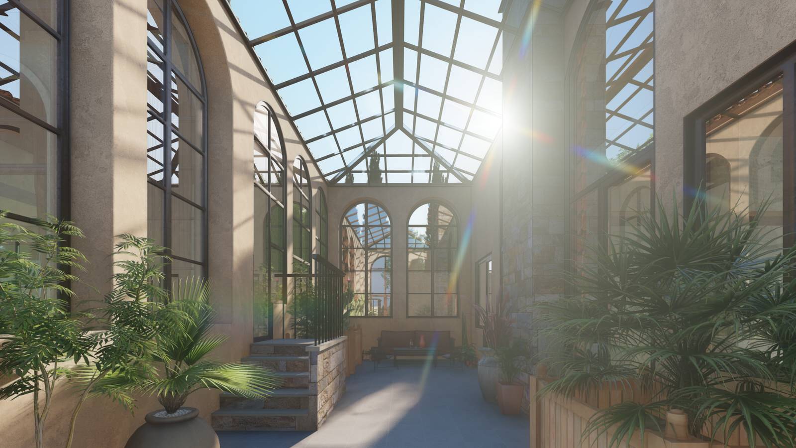 Villa Jardin. Проект дома в средиземноморском стиле в Симферополе